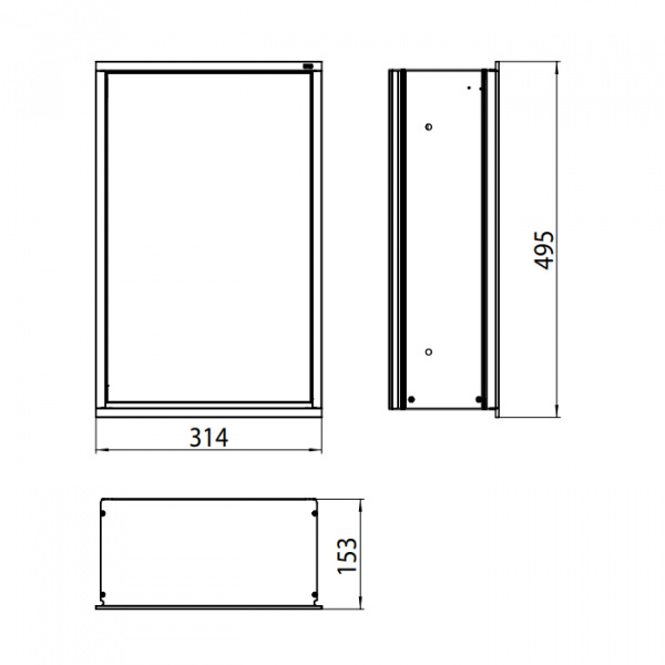 EMCO Asis 300 Модуль с мусорной корзиной, встраиваемый, цвет: алюминий/белый ELS