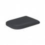 Duravit Happy D.2 Plus Сиденье для унитаза петли: нерж. сталь, с микролифтом, цвет: антрацит матовый