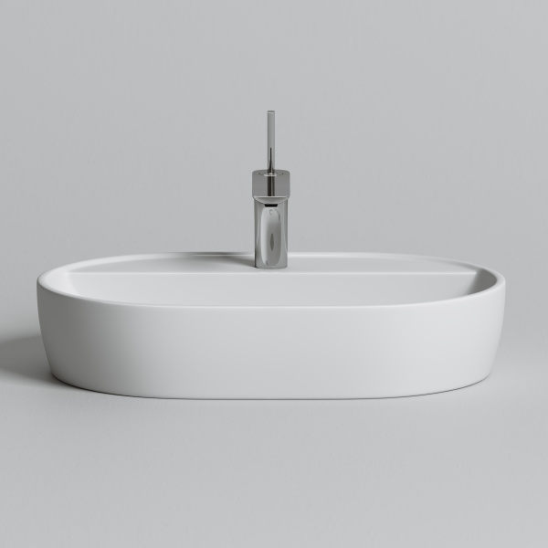 Умывальник накладной Element 600*400*125мм Ceramica Nova белый 