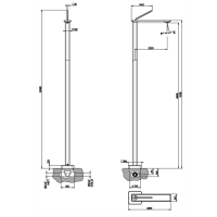 Gessi Встраиваемая часть напольного смесителя для раковины