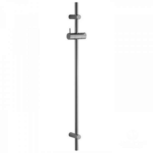 HUBER Shower Штанга душевая настенная 61 см с держателем для лейки, цвет: хром