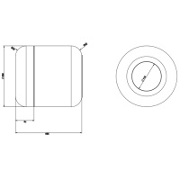 Gessi Goccia Корзина для мусора из керамики, напольная, цвет: белый
