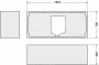 Опора из стиропора для ванны Duravit Happy D.2, 167x72