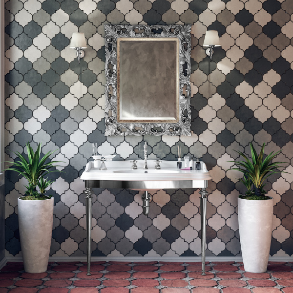 TW Bristol 874.1 Консоль напольная 105х56см, с раковиной на 1 отв., цвет: белый/хром