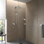 TOTO Showers Ручной душ, 110x75x248мм, трёхрежимный, Comfort Wave, Active Wave, Warm Spa, цвет: хром