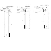 Gessi Inciso Излив потолочный для удаленного управления, длина под заказ(150-1900мм), цвет: finox