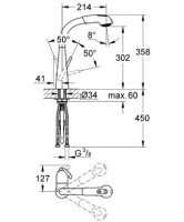 Смеситель для кухни Grohe  Zedra New 32553SD0
