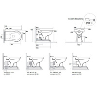 Kerasan Retro Унитаз приставной 61х39см, слив универсальный