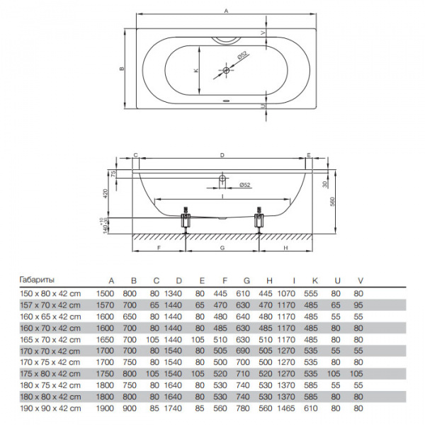 Bette Starlet Ванна с шумоизоляцией пристенная, 190х90х42см, с отверстиями для ручки, BetteGlasur® Plus, антислип