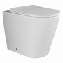 Напольный приставной унитаз Highlight Rimless Ceramica Nova белый CN1812
