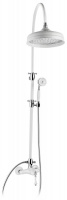 Душевая колонна со смесителем, с фиксированным держателем ручного душа, без ручного и верхнего душа CEZARES MARGOT-C