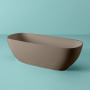 Artceram Hoop Ванна отдельностоящая, 170х70хh50см, с переливом и слив.крышкой, Livingtec, цвет: matera