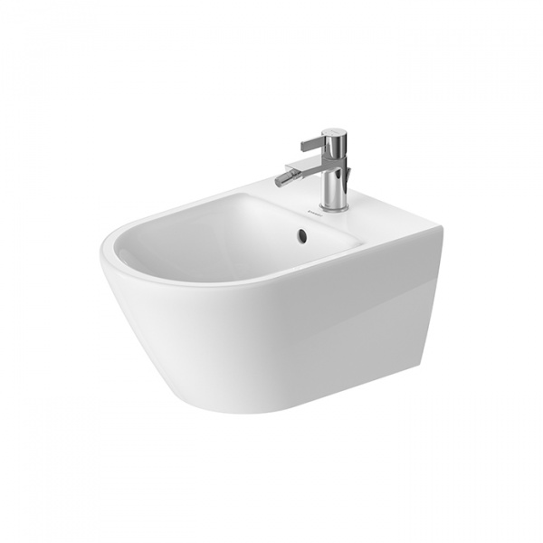 Duravit D-Neo Биде подвесное 37x54 см, с переливом, с 1 отв., цвет: белый