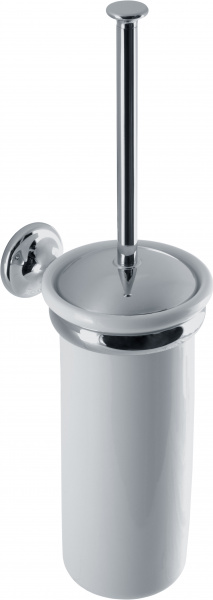 Ёршик для унитаза настенный с крышкой Vetta Rubinetterie Epica