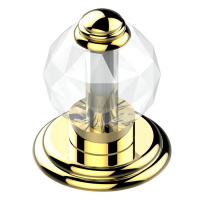 THG Mandarine Cristallia Diamant Вентиль смесителя для раковины, цвет: полированное золото