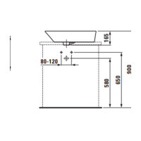 Laufen Palomba Раковина-чаша 60х40х13 см, без отв., цвет: белый