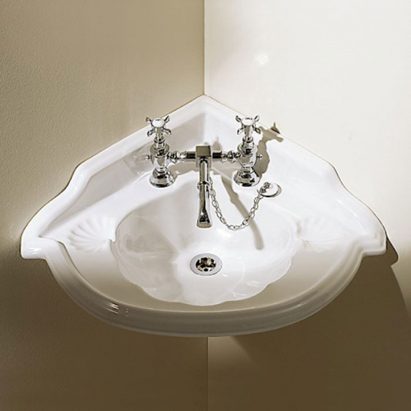 Devon&Devon Oxford Раковина 61х54 см, 2 отв., цвет: белый