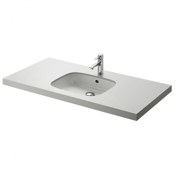 TOTO Public Раковина 54x46x16.7 см, без отв., встраиваемая снизу, CeFiONtect, цвет: белый