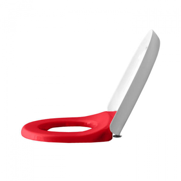 Laufen Florakids Сиденье для унитаза 8.2003.1, softclose, цвет: белый/красный