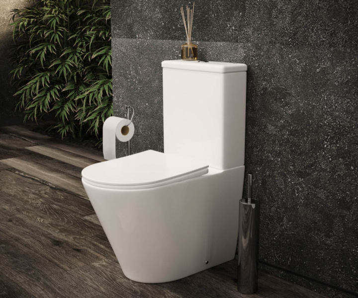 Напольный пристенный унитаз Highlight Ceramica Nova белый CN1802