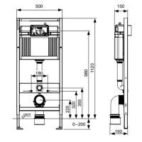 TECEbase 2.0 Комплект 5 в 1, унитаз TECE One, инсталяция для подвесного унитаза, клавиша смыва TECEnow хром, крепеж для монтажа, звукоизоляция