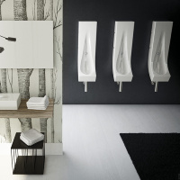 Artceram DROP, Писсуар керамический 27х32 h 92, с креплением и сифоном, цвет: белый.