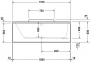 Ванна акриловая Duravit DuraStyle 170x70 прямоугольная, встраиваемая