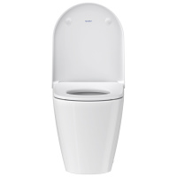Duravit D-Neo Унитаз напольный 37х58х40 см, безободковый, слив в стену, цвет: белый
