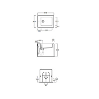 Simas Frozen Биде напольное с 1-м отверстием под смеситель 37.5х51см, цвет: белый