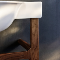 Laufen New Classic Консоль деревянная 118х32х83см, с раковиной на 1 отв., цвет: орех