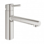 Grohe смеситель для кухни Concetto 30273DC1 c выдвижным изливом,цвет сталь