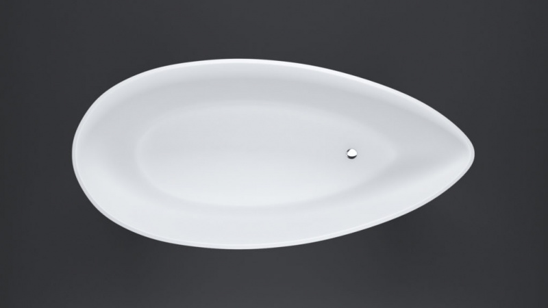 a-Due Ванна отдельностоящая из литьевого мрамора 1700*780*600 мм (без перелива, выпуск clic-clac в комплекте, сифон над уровнем пола),  RAL глянецевый или матовый