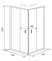 Душевой уголок Timo Altti T-618C
