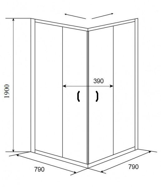 Душевой уголок Timo Altti T-618F