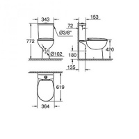 Унитаз-компакт Grohe Bau Ceramic 39559000