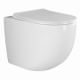 Напольный приставной унитаз Mia Rimless Ceramica Nova белый CN1810
