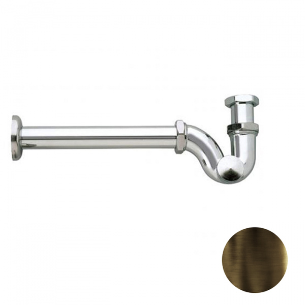 Nicolazzi Complementi Сифон S 1”1/4 без донного клапана для биде, цвет: тёмная бронза