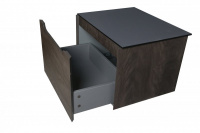 База под раковину подвесная с одним выкатным ящиком, 790x475x400 ART-HPL-800-1C-SO-OLN