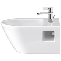 Duravit D-Neo Биде подвесное 37x54 см, с переливом, без отв., цвет: белый