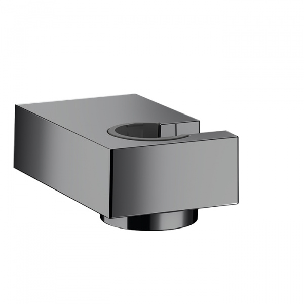 Hansgrohe Держатель ручного душа, настенный, цвет: шлифованный черный хром