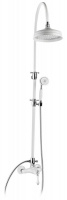 Душевая колонна со смесителем, с фиксированным держателем ручного душа, без ручного и верхнего душа CEZARES MARGOT-C