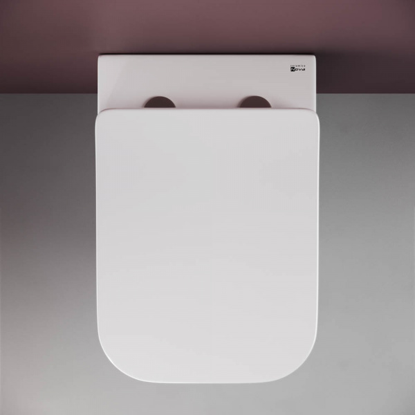 Подвесной унитаз Metric Rimless Ceramica Nova белый CN3007