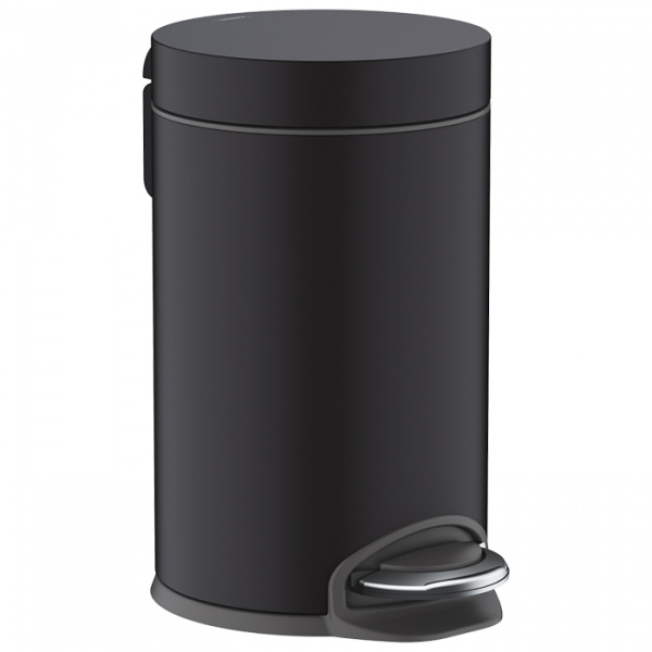 Hansgrohe AddStoris Корзина для мусора, цвет: черный матовый
