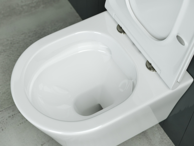 Подвесной унитаз Rimless Ceramica Nova белый CN3011