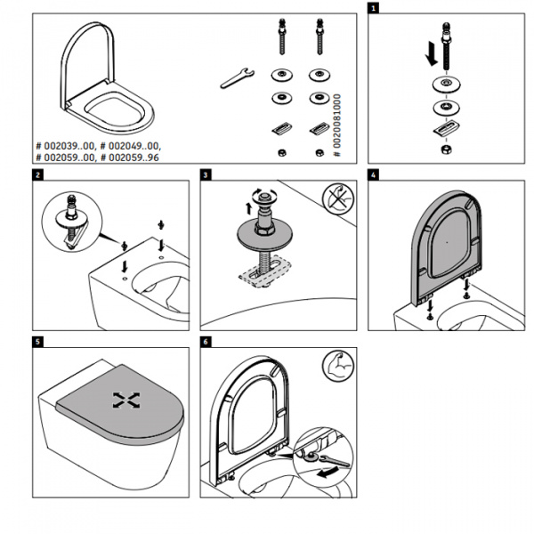 Duravit DuraStyle Сиденье для унитаза, петли нерж сталь, с микролифтом, цвет: белый